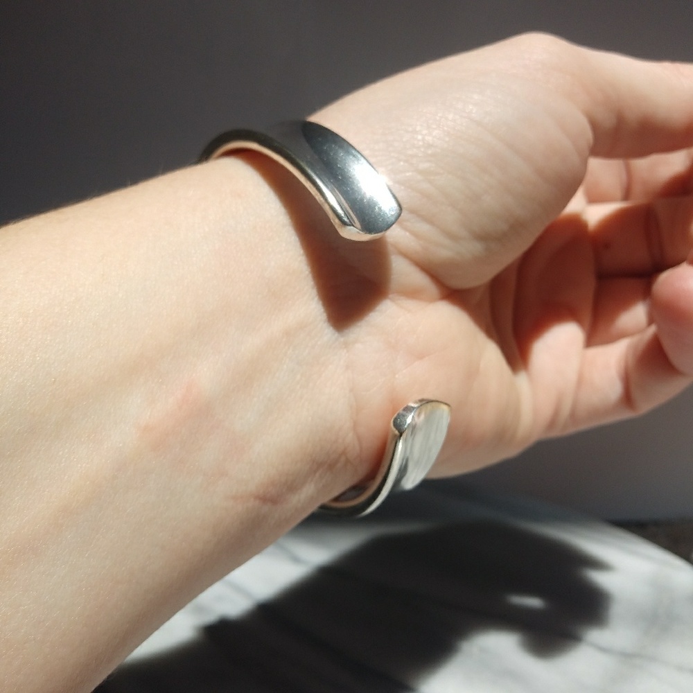 ✔SOLD Tiffany & Co. 1837 Silver 925 Cuff Bracelet - Picture 3 of 8